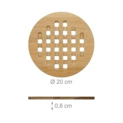 Dessous De Plat Ronds Bambou Lot De 4 -Entrez dans ma vaisselle. 0b39c5ad626c47c995ca98a7273b94bb