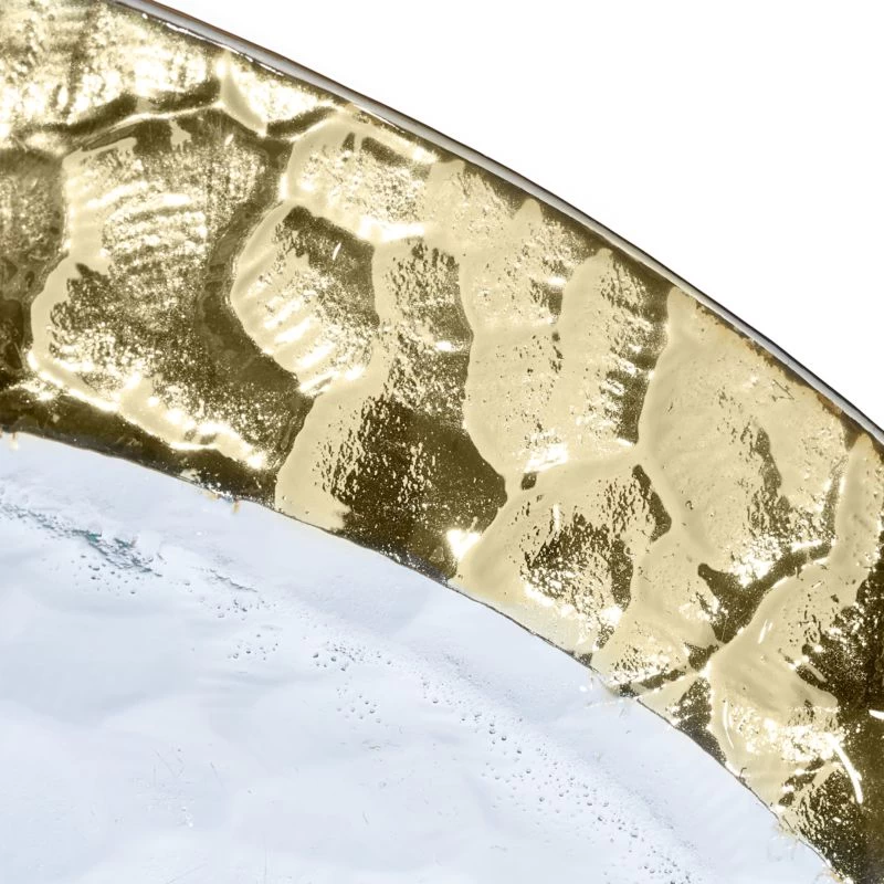 Plat De Service Ovale Avec Bord Doré 6 Plat De Service Ovale Avec Bord Doré – Image 6