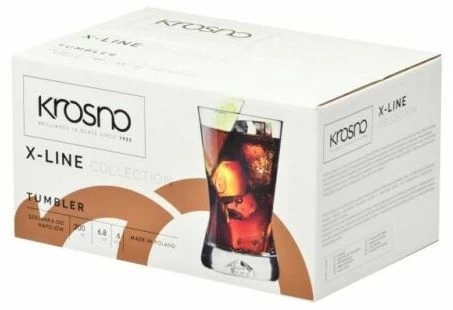 Krosno X-Line Verres D’eau 4 Krosno X-Line Verres D’eau – Image 4