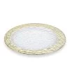 Plat De Service Avec Bord Doré
