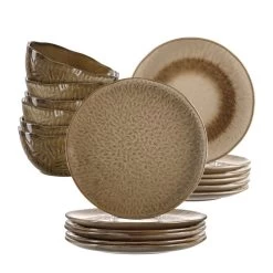 Leonardo Assiettes En Céramique Matera (18 élém.) -Entrez dans ma vaisselle. 1000263032 210607 13522300137 IMAGE P000000001000263032