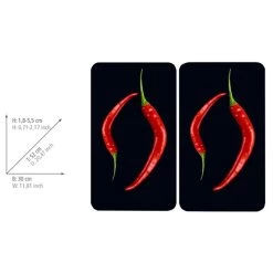 Wenko Couvre-plaques Poivrons (2 él.) -Entrez dans ma vaisselle. 1000274107 210618 14063200291 SKETCH DETAILS P000000001000274107 sketch