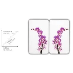 Wenko Couvre-plaques Orchidées (2 él.) -Entrez dans ma vaisselle. 1000274109 210618 14063300299 SKETCH DETAILS P000000001000274109 sketch