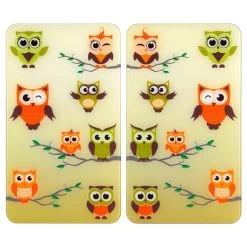 Wenko Couvre-plaques Chouettes (2 él.)