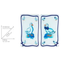 Wenko Couvre-plaques Oies (2 él.) -Entrez dans ma vaisselle. 1000274173 210618 14065600513 SKETCH DETAILS P000000001000274173 sketch