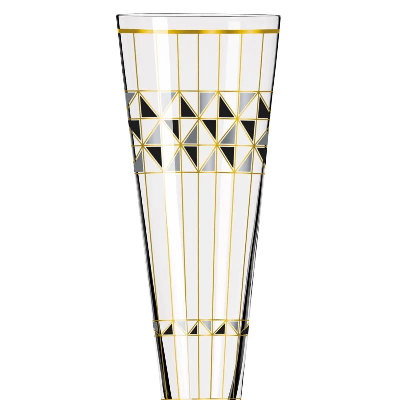 Flûte à Champagne Goldnacht Art Déco 4 Flûte à Champagne Goldnacht Art Déco – Image 4