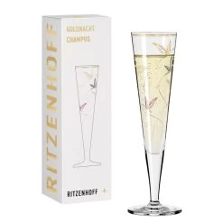 Flûte à Champagne Goldnacht Birds -Entrez dans ma vaisselle. 1000276883 210625 15421500185 DETAILS P000000001000276883