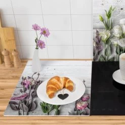 Protège-plaque De Cuisson Rose Tulipe -Entrez dans ma vaisselle. 1000295132 210930 15533000330 DETAILS P000000001000295132