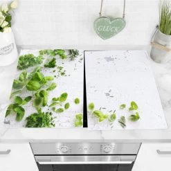 Protège-plaque De Cuisson Herbes I -Entrez dans ma vaisselle. 1000295137 210930 15533000326 MOOD DETAILS P000000001000295137 mood