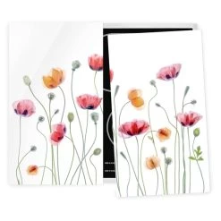 Protège-plaque De Cuisson Coquelicots -Entrez dans ma vaisselle. 1000295160 210930 15533500517 DETAILS P000000001000295160