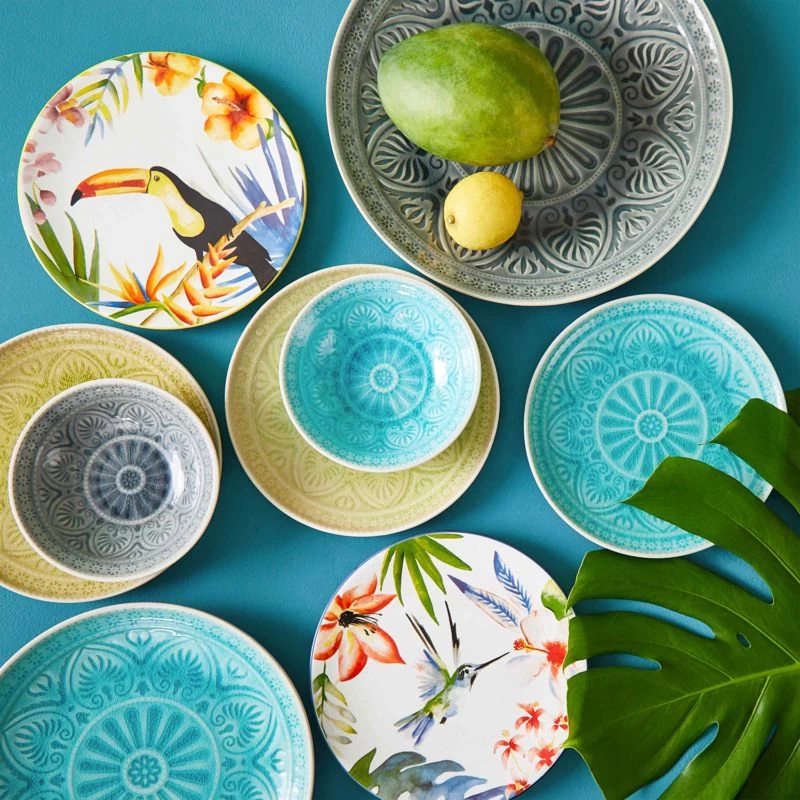 Assiettes SUMATRA II (lot De 4) 2 Assiettes SUMATRA II (lot De 4) – Image 2