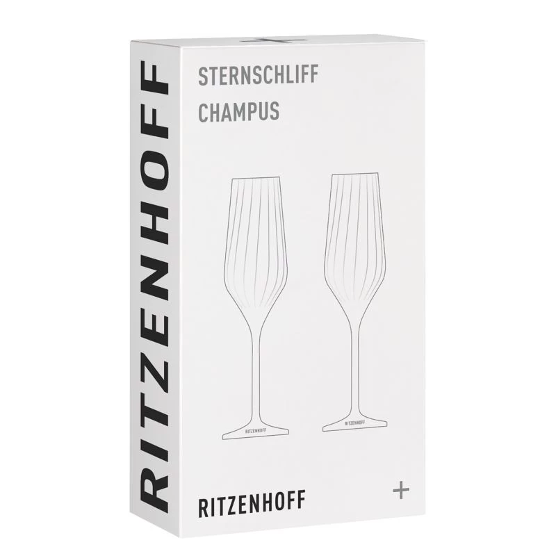 Flûtes Sternschliff (lot De 2) 6 Flûtes Sternschliff (lot De 2) – Image 6