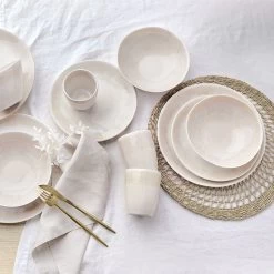 Assiettes Plates ATLANTIS - Lot De 4 -Entrez dans ma vaisselle. 1000386145 230601 021 MOOD DETAILS P000000001000386145 mood