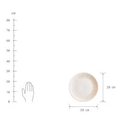 Assiettes Plates ATLANTIS - Lot De 4 -Entrez dans ma vaisselle. 1000386145 230601 500 SKETCH DETAILS P000000001000386145 sketch