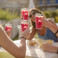 Lot De 4 Gobelets à Motif Flamant Rose -Entrez dans ma vaisselle. 13ad441732254b8e8baea0c99dc75053