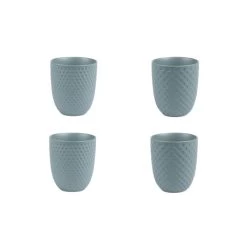 Coffret De 4 Gobelets à Thé Snow Blue