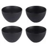 Coffret De 4 Coupelles Snow Black Mat