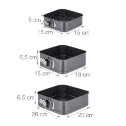 Lot De 7 Moules Carrés 19 Lot De 7 Moules Carrés -Entrez dans ma vaisselle. 26aa2096ed9d42789bf81e28938c3293