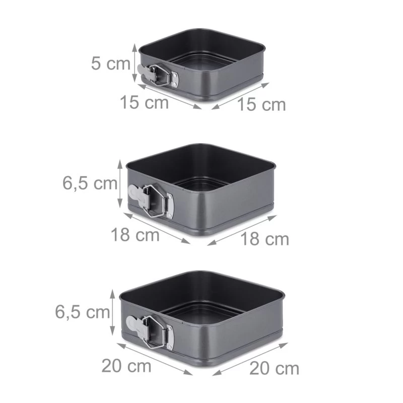 Lot De 7 Moules Carrés 10 Lot De 7 Moules Carrés – Image 10