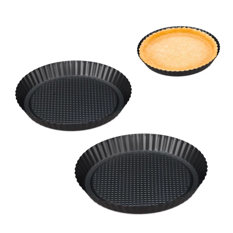 Moule à Tarte Lot De 3 Diverses Tailles 5 Moule à Tarte Lot De 3 Diverses Tailles – Image 5