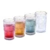 Lot De 4 Verres Avec Motif 400 Ml
