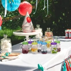 Jarre Avec Paille/couvercle En Lot De 8 -Entrez dans ma vaisselle. 3943351af37e4cca84e646f7e016847b