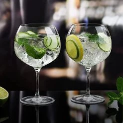 Duet Verres à Gin -Entrez dans ma vaisselle. 3943a759f6dd4b97b82b09c08be36dfa