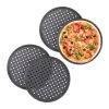 Lot De 4 Plaques à Pizzas Rondes