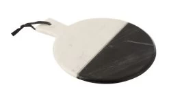 Planche Corde Marbre Noir/blanc/argent