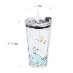 4x Verres Pour Enfant Motif De Baleine -Entrez dans ma vaisselle. 45ee940c8ff3457fb4aa072cfb9a7cf1