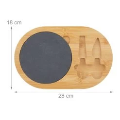 Plateau Fromage Bambou & Lot 2 Couverts -Entrez dans ma vaisselle. 47f6af406f00487eaf94ba860f73c86f
