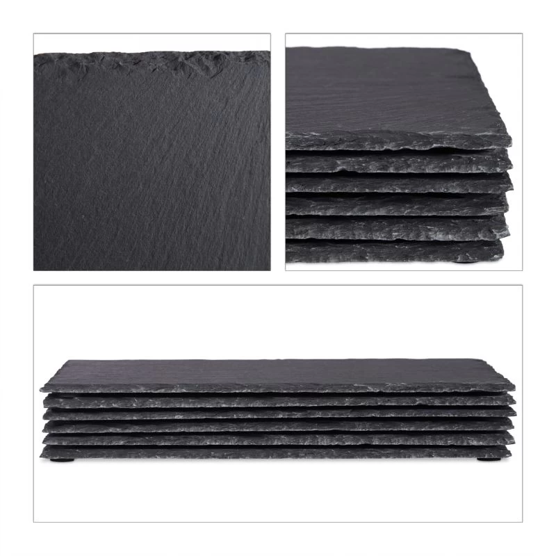 Plateau Ardoise Rectangulaire Lot De 12 6 Plateau Ardoise Rectangulaire Lot De 12 – Image 6