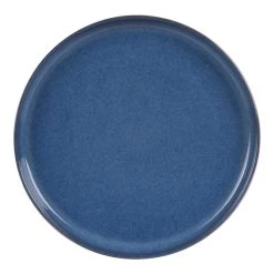 Assiette à Dessert Uno Bleu Cobalt X6