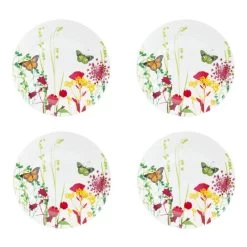 Coffret De 4 Assiettes Tutti Fiori