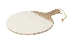 Planche Ronde Manguier Blanc White Wash