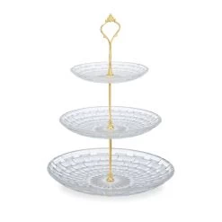 Présentoir à Gâteaux à 3 étages En Verre -Entrez dans ma vaisselle. 59134df954064f05b4531e3fdac9cb2c