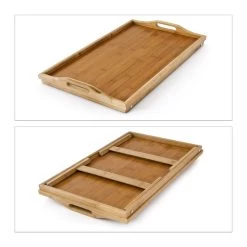 4 Plateaux De Lit Pliables En Bambou -Entrez dans ma vaisselle. 5a85bd16f58d476f8b6c3e818e4662bd