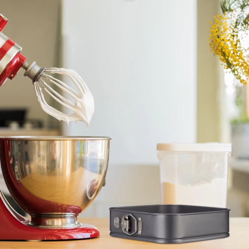 Moule Carré à Charnière Set De 3 4 Moule Carré à Charnière Set De 3 – Image 4