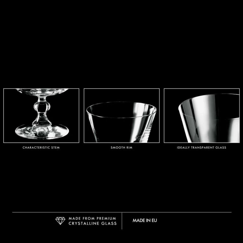 Krosno Krista Verres à Dessert 6 Krosno Krista Verres à Dessert – Image 6