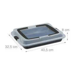 Plat Four Avec Couvercle 3 En 1 -Entrez dans ma vaisselle. 65d981daf8eb4649b8b28eb455a52522