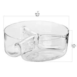 Saladier Tripartite Glamour -Entrez dans ma vaisselle. 660aaf2342fb4f719509237dc810a605