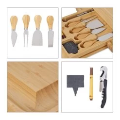 Plateau Fromage Bambou 10 Accessoires 13 Plateau Fromage Bambou 10 Accessoires -Entrez dans ma vaisselle. 66c57e13bb914a75bde259035399a0eb