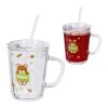 2x Verres Pour Enfant Motif D'ours Brun
