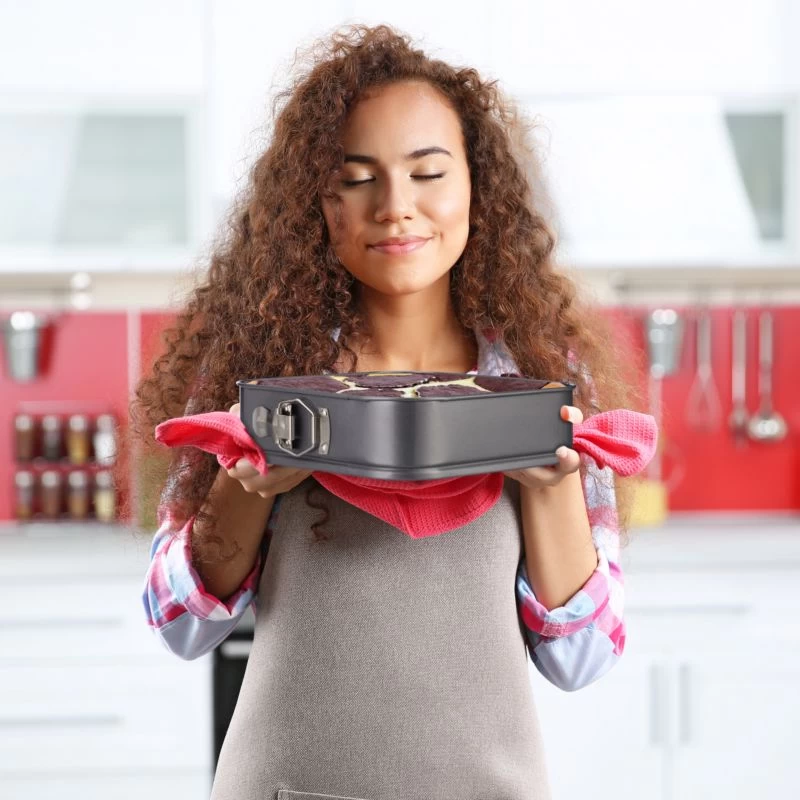 Moule Carré à Charnière Set De 3 2 Moule Carré à Charnière Set De 3 – Image 2