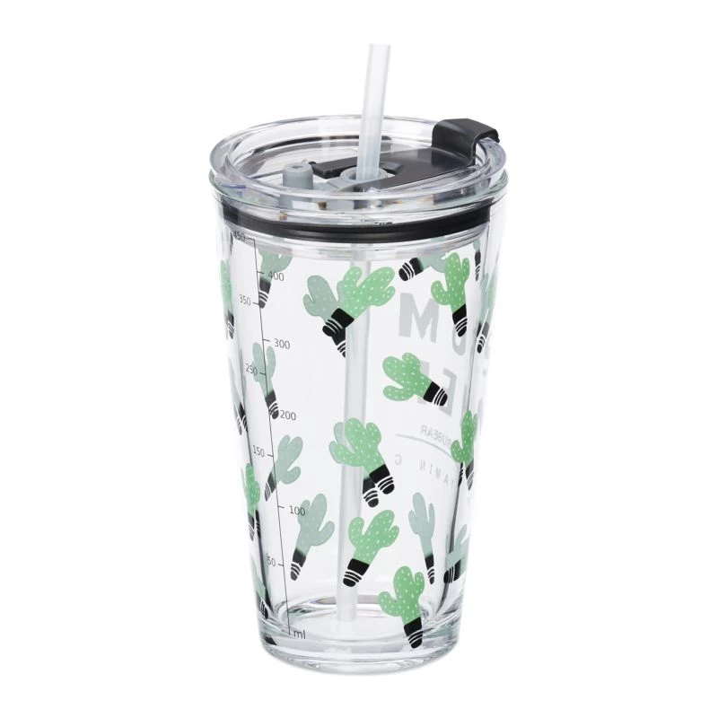 Lot De 4 Gobelets à Motif Cactus 5 Lot De 4 Gobelets à Motif Cactus – Image 5