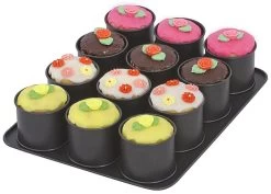 Plaque Pâtisserie 12 Mini Moules Ronds 7 Plaque Pâtisserie 12 Mini Moules Ronds -Entrez dans ma vaisselle. 778ce73917a64fc7bc538570c2eedbc3