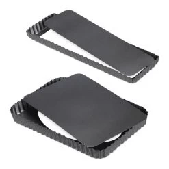 Moule Tarte Rectangulaire En Lot De 2