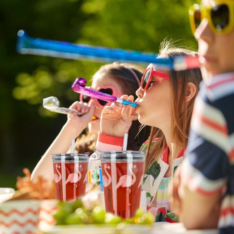 Verre Avec Paille Flamant Rose Lot De 4 4 Verre Avec Paille Flamant Rose Lot De 4 – Image 4