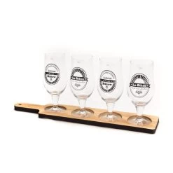 Set De 4 Verres Et Sa Planche De Service