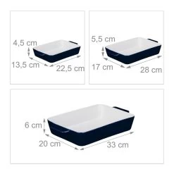 Lot De 3 Plats à Four En Céramique -Entrez dans ma vaisselle. a21aa021a0cb40d7a289801a40347b1d